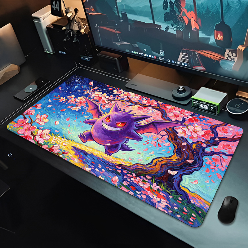 Gaming Keyboard And Mouse Pad - Mouse Pad sakura Gengar Gaming Accessories