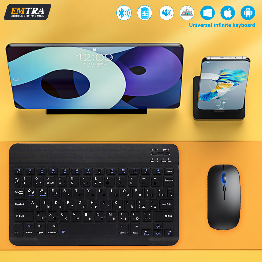 Gaming Keyboard Wireless - Bluetooth Keyboard and Mouse For iPad