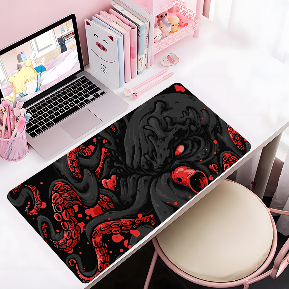 Gaming Keyboard And Mouse Pad - Octopus Monster Mousepad Large Anti-Slip Mouse