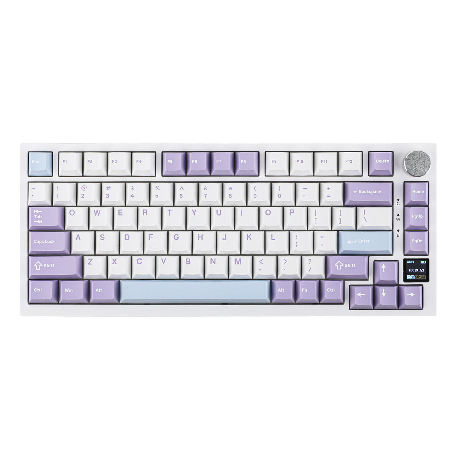 Gaming Keyboard Mechanical Wireless - Ajazz AK820 Pro 75% Gasket-mounted Bluetooth