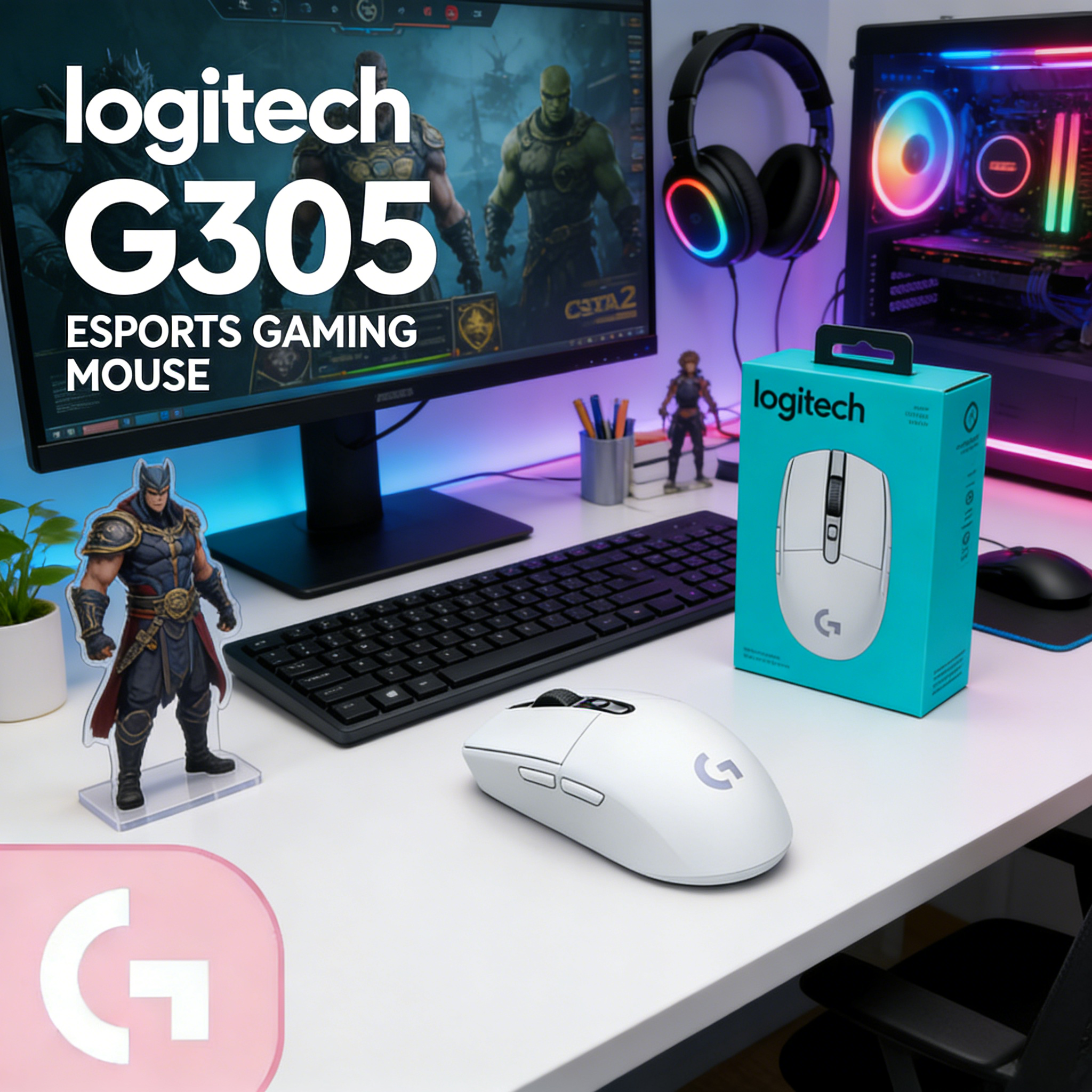 Gaming Keyboard Mechanical Wireless - Logitech G305 Daedalus Rex LIGHTSPEED Wireless