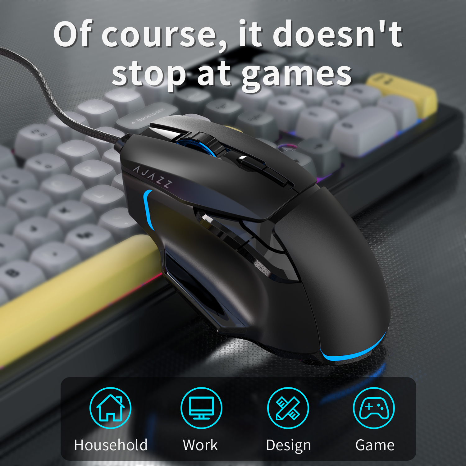 AJAZZ AT120 Bundle: Gaming Key - Gaming Keyboard Affordable avaliação e preço