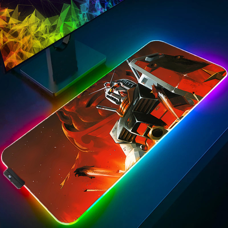RGB Kawaii Mouse Pad Anime Gab - Gaming Keyboard Mobile avaliação e preço