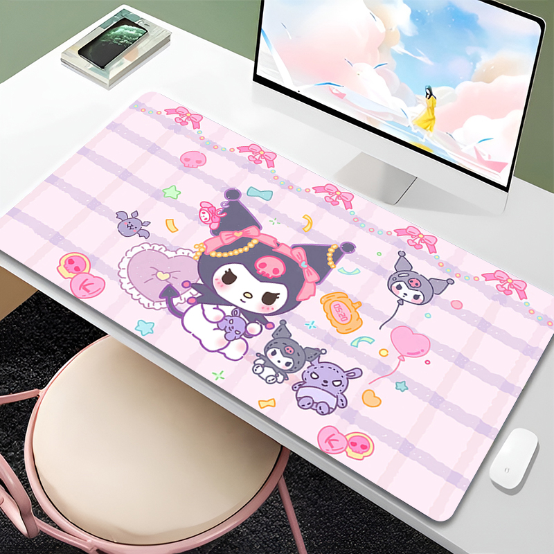 Aesthetic Mouse Pad Kuromi Com - Gaming Keyboard Best avaliação e preço