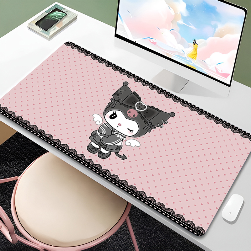 Aesthetic Mouse Pad Kuromi Com - Gaming Keyboard Best avaliação e preço