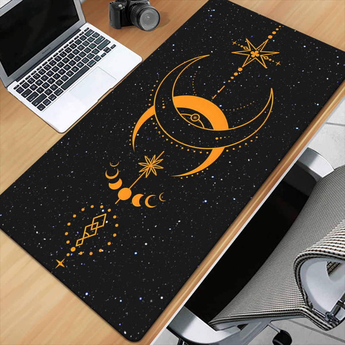 Brand Moon Black HD Printed Pa - Gaming Keyboard Brand avaliação e preço