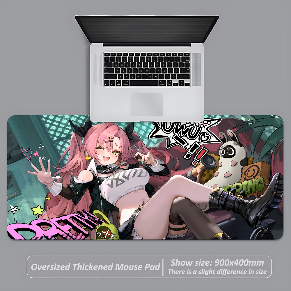 Game Zenless Zone Zero Nicole  - Gaming Keyboard And Mouse Pad avaliação e preço