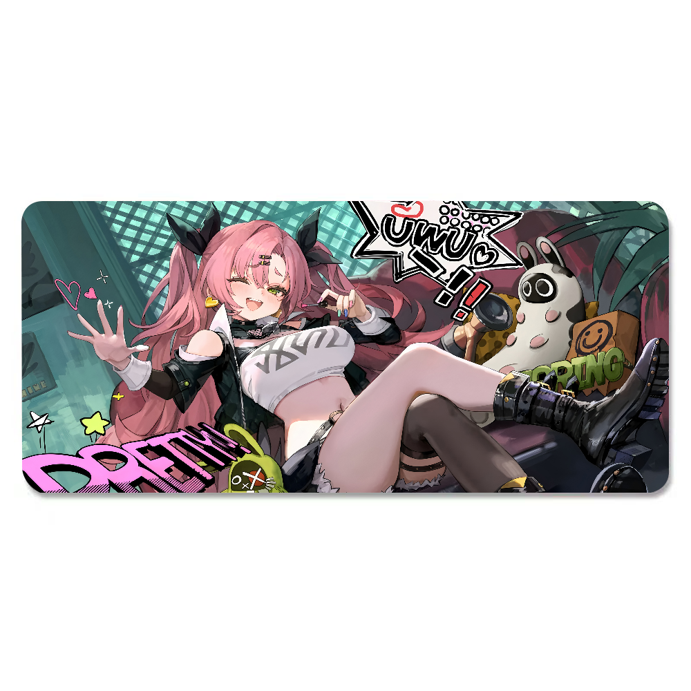 Game Zenless Zone Zero Nicole  - Gaming Keyboard And Mouse Pad avaliação e preço