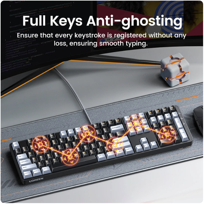 UGREEN Keyboard Mechanical Wir - Gaming Keyboard Mechanical avaliação e preço