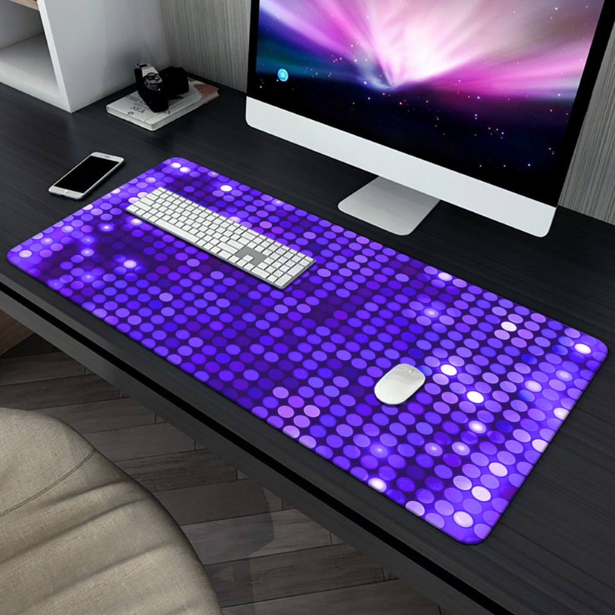 Brand Purple Dotted Desk Pad X - Gaming Keyboard Brand avaliação e preço