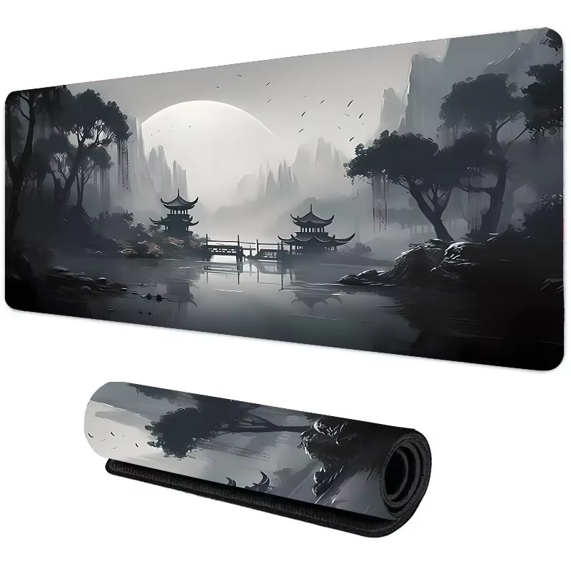 Sunset Mountain View Silicone  - Gaming Keyboard And Mouse Pad avaliação e preço
