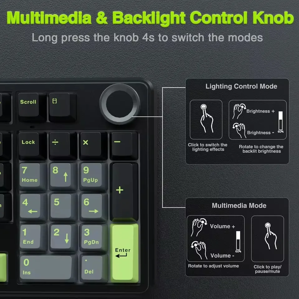 AULA F99PRO Gaming Mechanical  - Gaming Keyboard Mechanical Wireless avaliação e preço