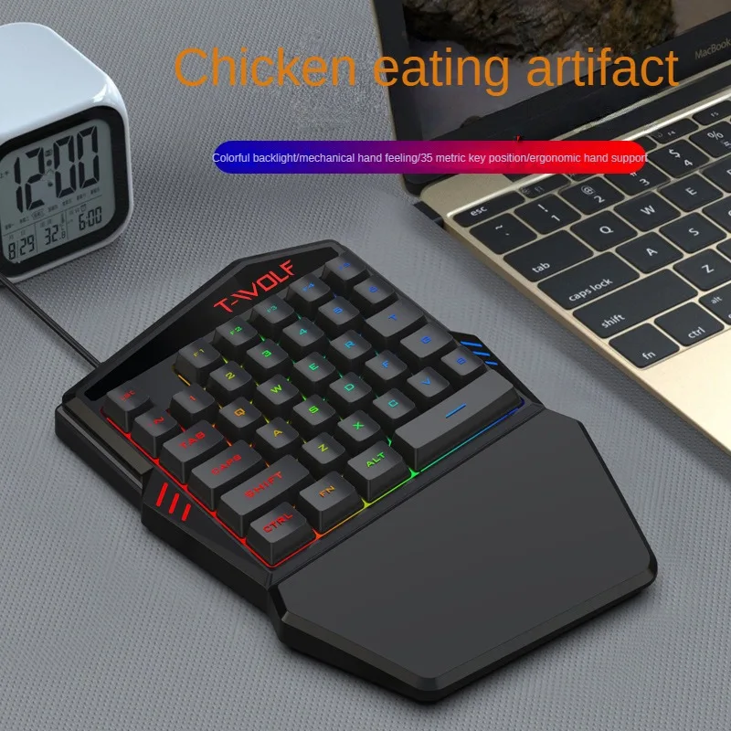 T-WOLF TF900 One Handed Keyboa - Gaming Keyboard Mobile avaliação e preço