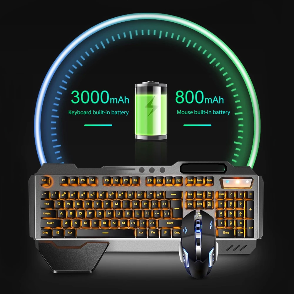 K680 Rechargeable 2.4G wireles - Gaming Keyboard Wireless avaliação e preço