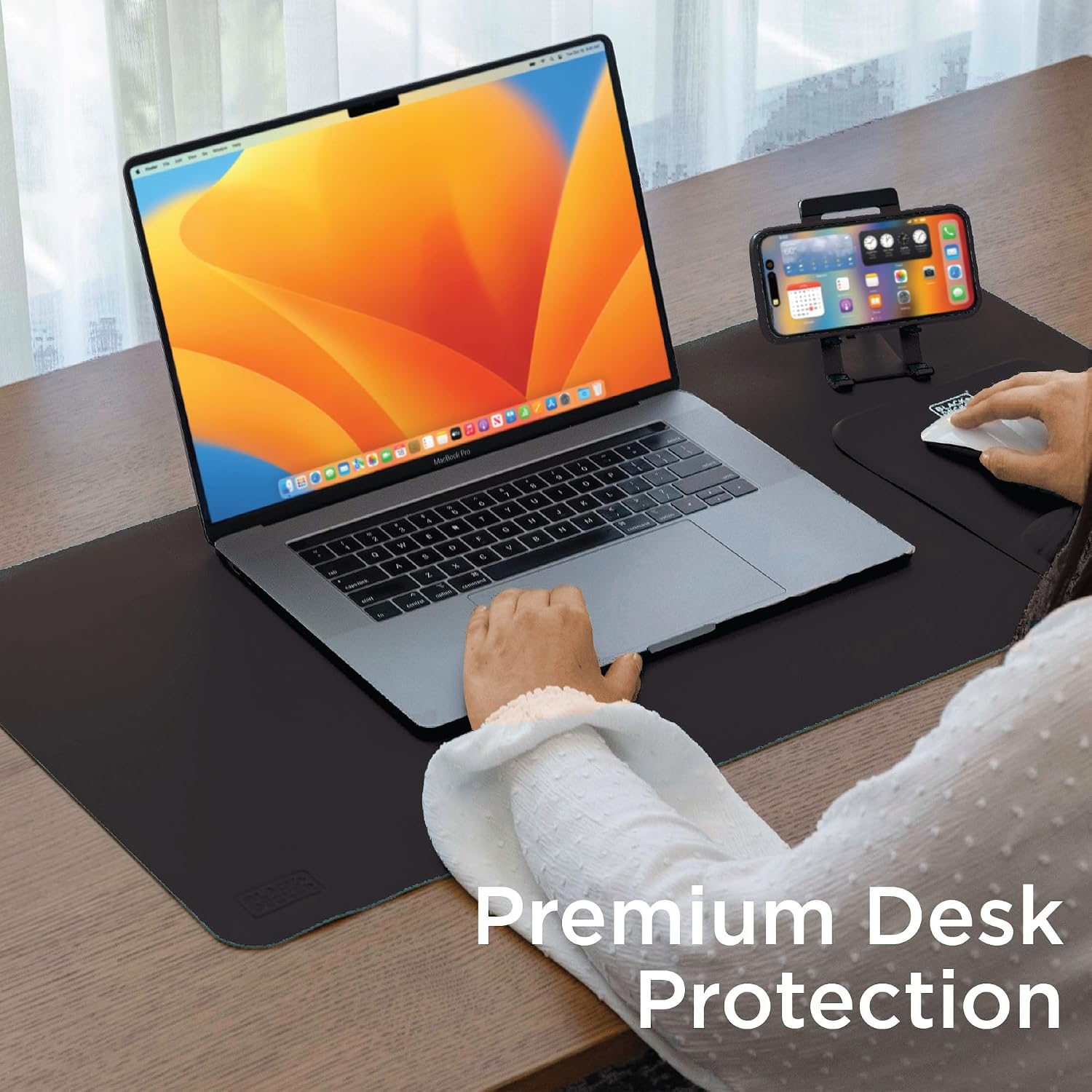 Faux Leather Desk Mat for Keyb - Gaming Keyboard And Mouse Pad avaliação e preço