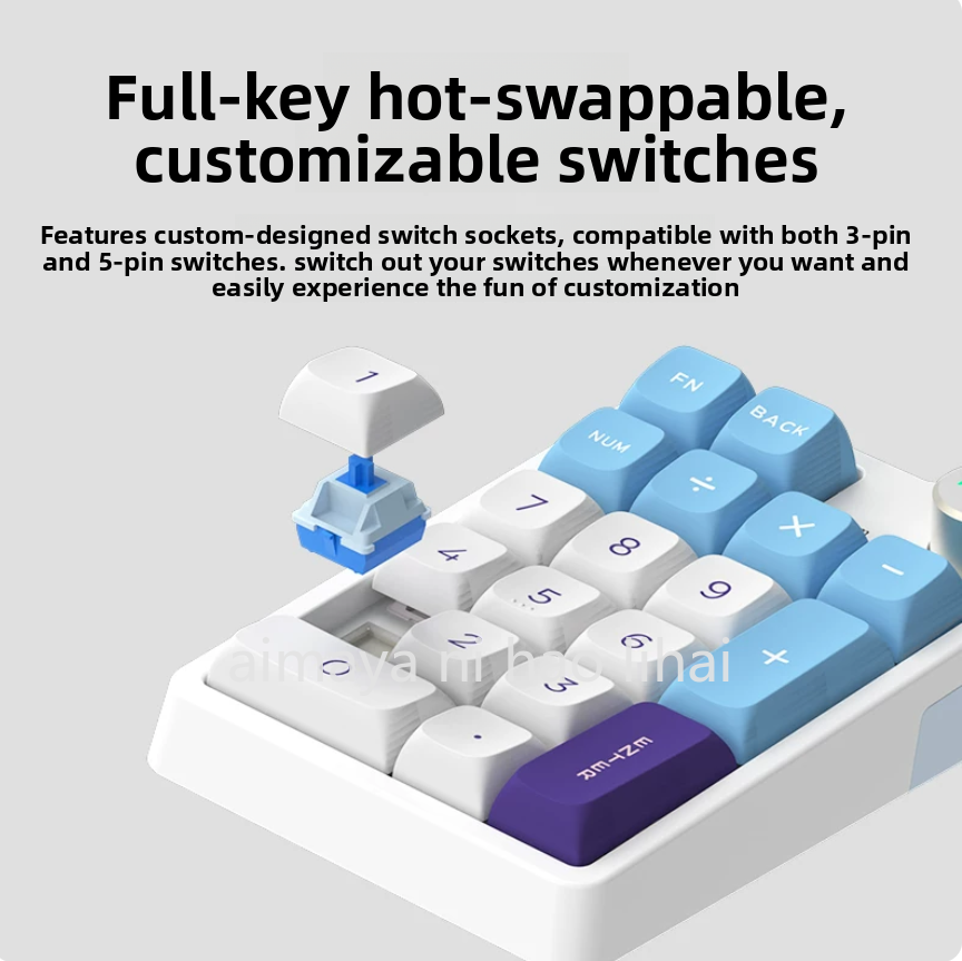 Kzzi K20 Mini Keypad Three Mod - Gaming Keyboard Wireless avaliação e preço