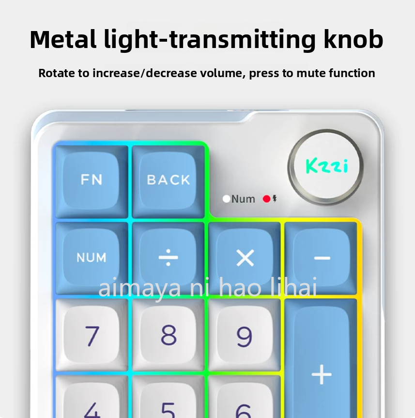 Kzzi K20 Mini Keypad Three Mod - Gaming Keyboard Wireless avaliação e preço