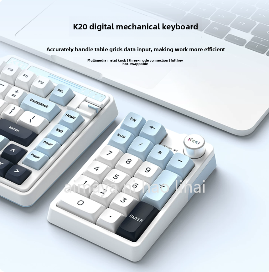 Kzzi K20 Mini Keypad Three Mod - Gaming Keyboard Wireless avaliação e preço