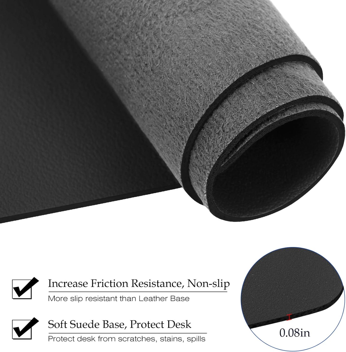 Large Size Leather Desk Pad,Of - Gaming Keyboard And Mouse Pad avaliação e preço