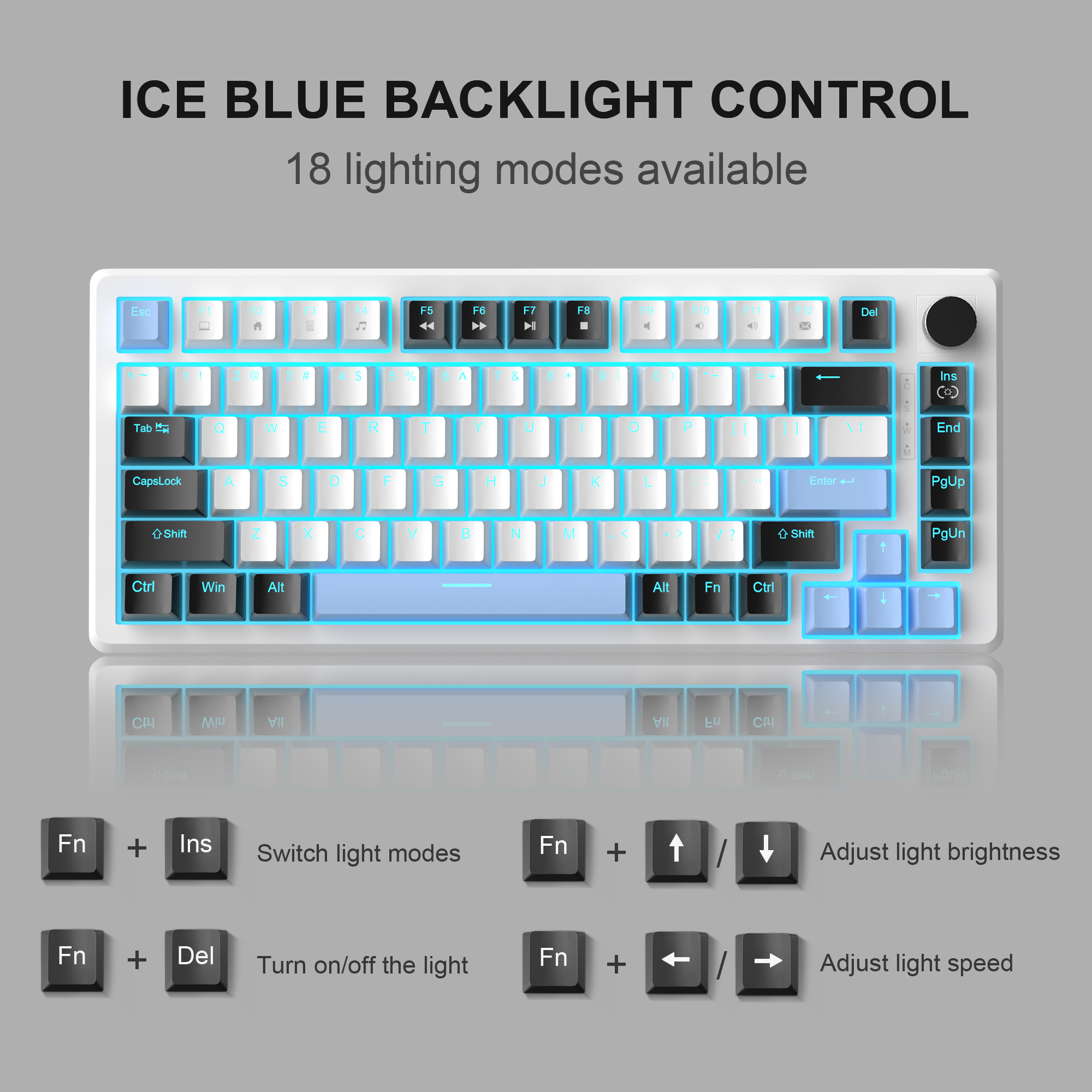MageGee 75% Mechanical Gaming  - Gaming Keyboard Blue Switches avaliação e preço