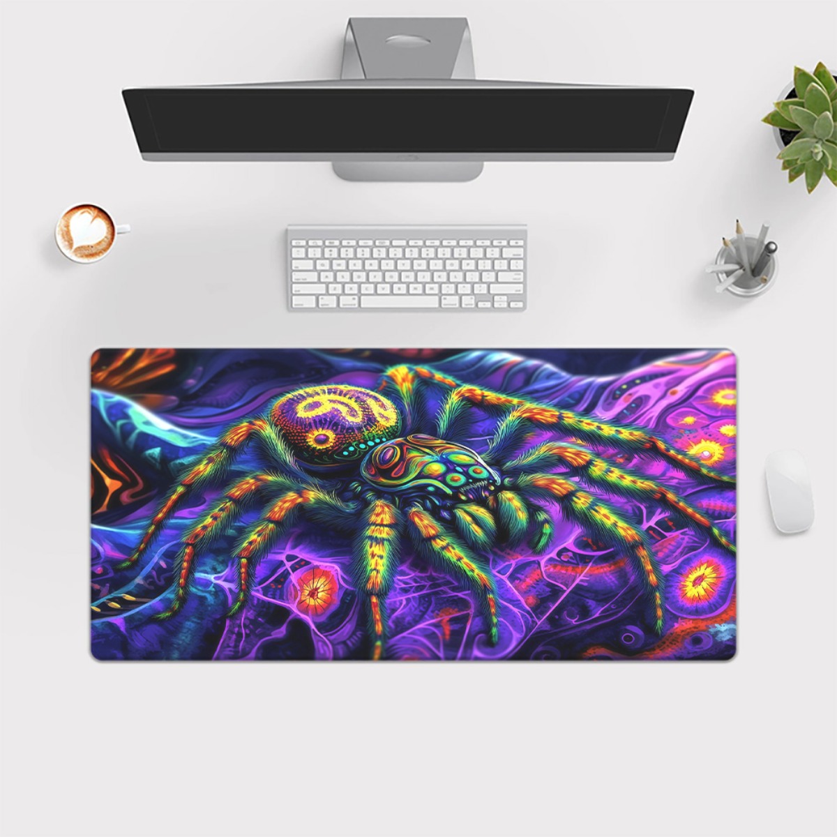 Brand Vibrant Spider Mousepad  - Gaming Keyboard Brand avaliação e preço