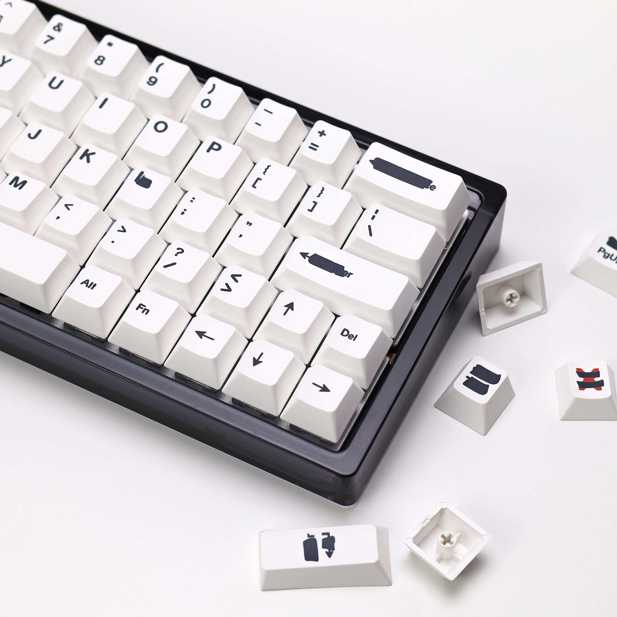 KBDiy Retro GMK Redacted Keyca - Gaming Keyboard Mini Mechanical avaliação e preço