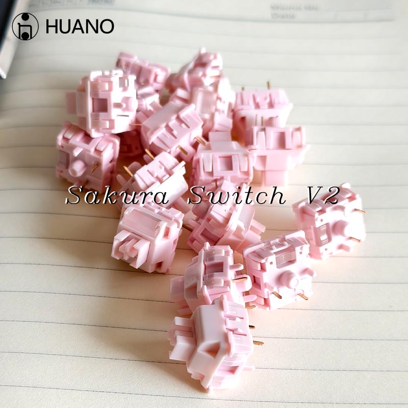 HUANO Sakura V2 Switch 5-Pins  - Gaming Keyboard Mini Mechanical avaliação e preço