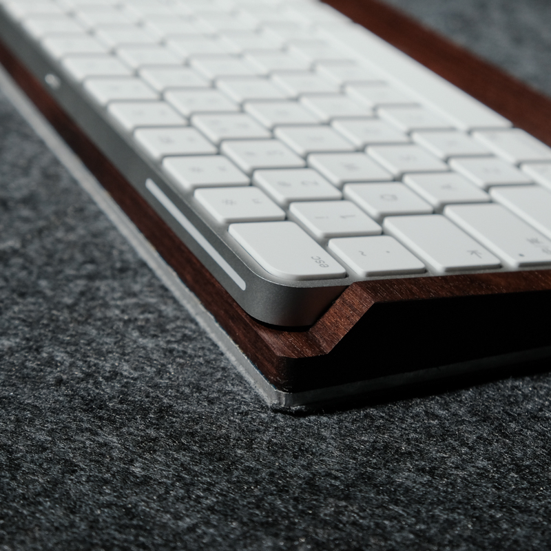 Kashcy Walnut Solid Wooden Tra - Wrist Rest Wood avaliação e preço