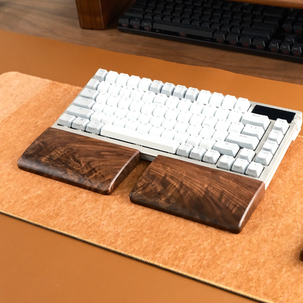 Black Walnut Spilt Plam Rest G - Wrist Rest Wood avaliação e preço