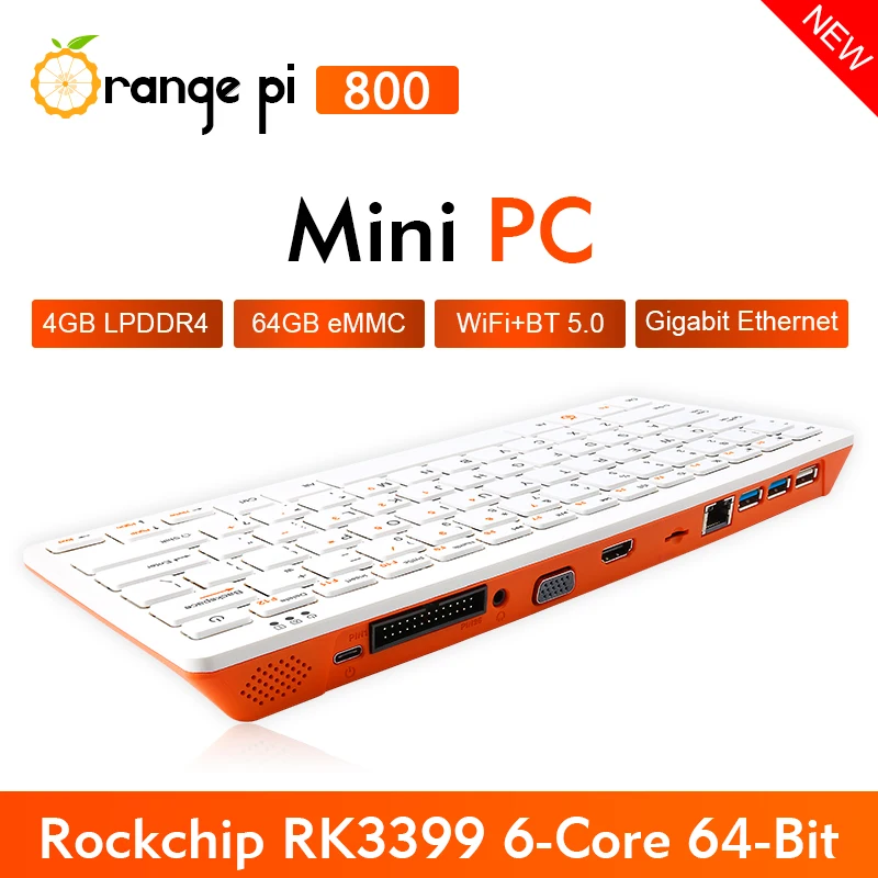 Orange Pi 800+5V4A Type-C Powe - Gaming Keyboard Wireless avaliação e preço