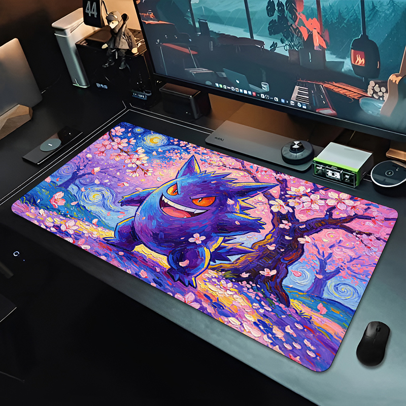 Mouse Pad sakura Gengar Gaming - Gaming Keyboard And Mouse Pad avaliação e preço