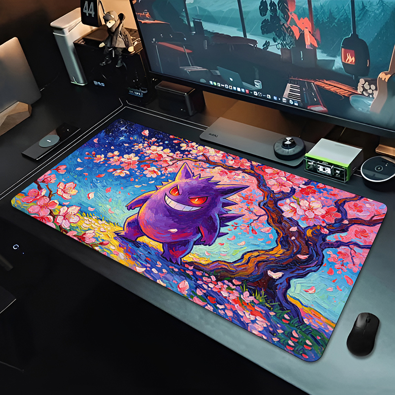 Mouse Pad sakura Gengar Gaming - Gaming Keyboard And Mouse Pad avaliação e preço