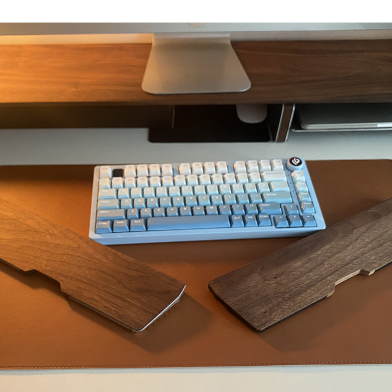 Kashcy Solid Walnut Wood & Alu - Wrist Rest Wood avaliação e preço