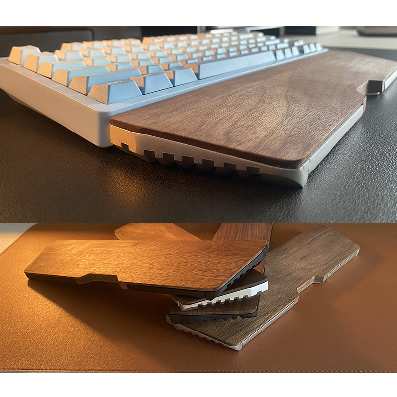Kashcy Solid Walnut Wood & Alu - Wrist Rest Wood avaliação e preço