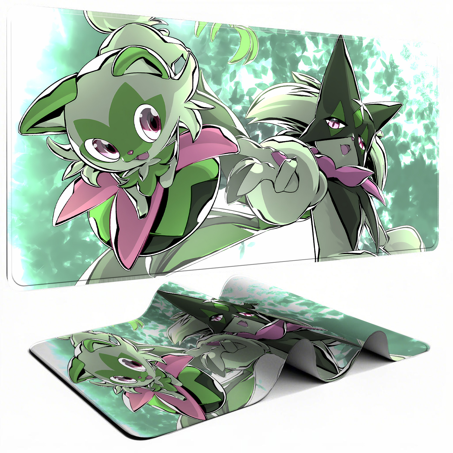 Kawaii Pokemon Meowscarada Gam - Gaming Keyboard And Mouse Pad avaliação e preço