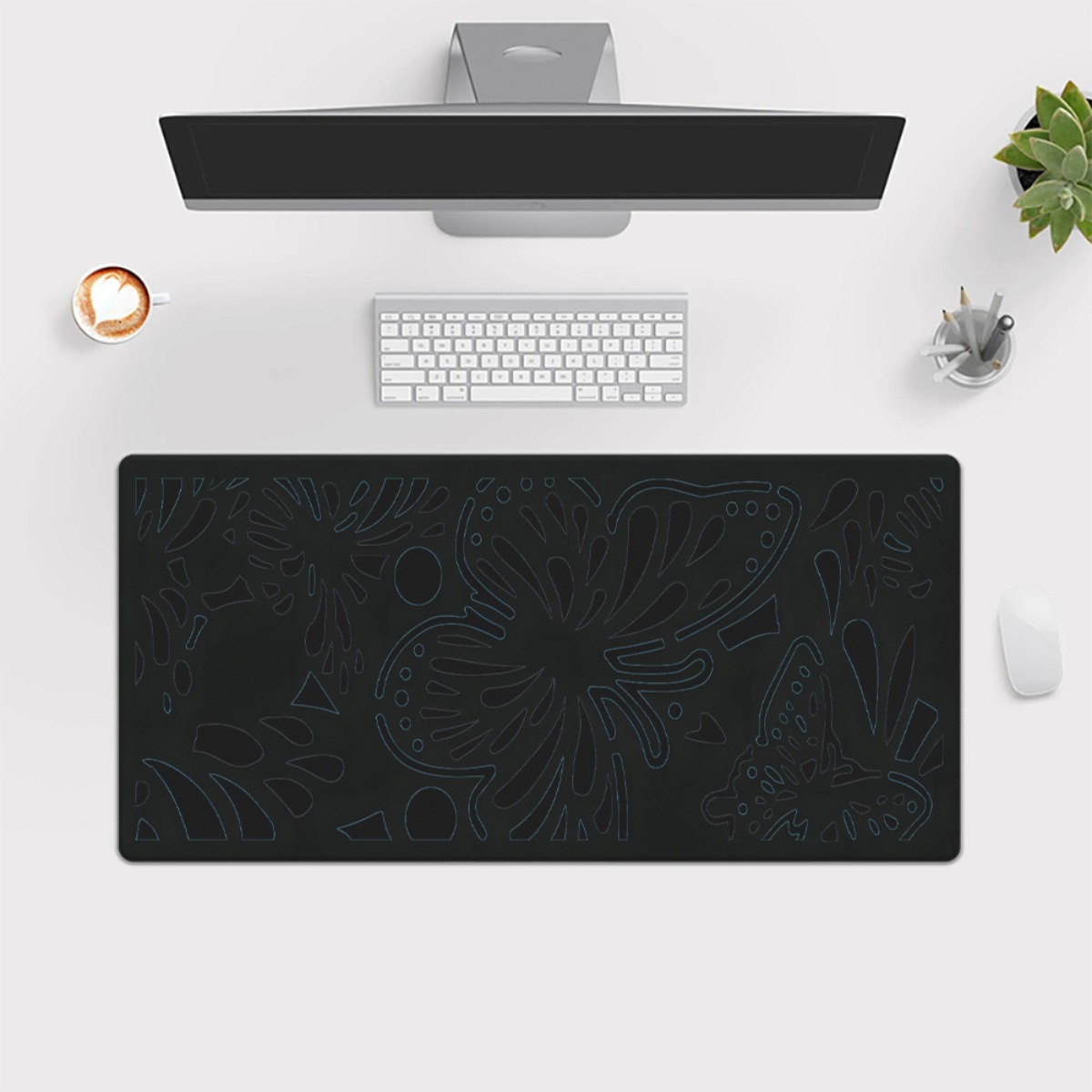 Brand Floral Black Iron Art De - Gaming Keyboard Brand avaliação e preço