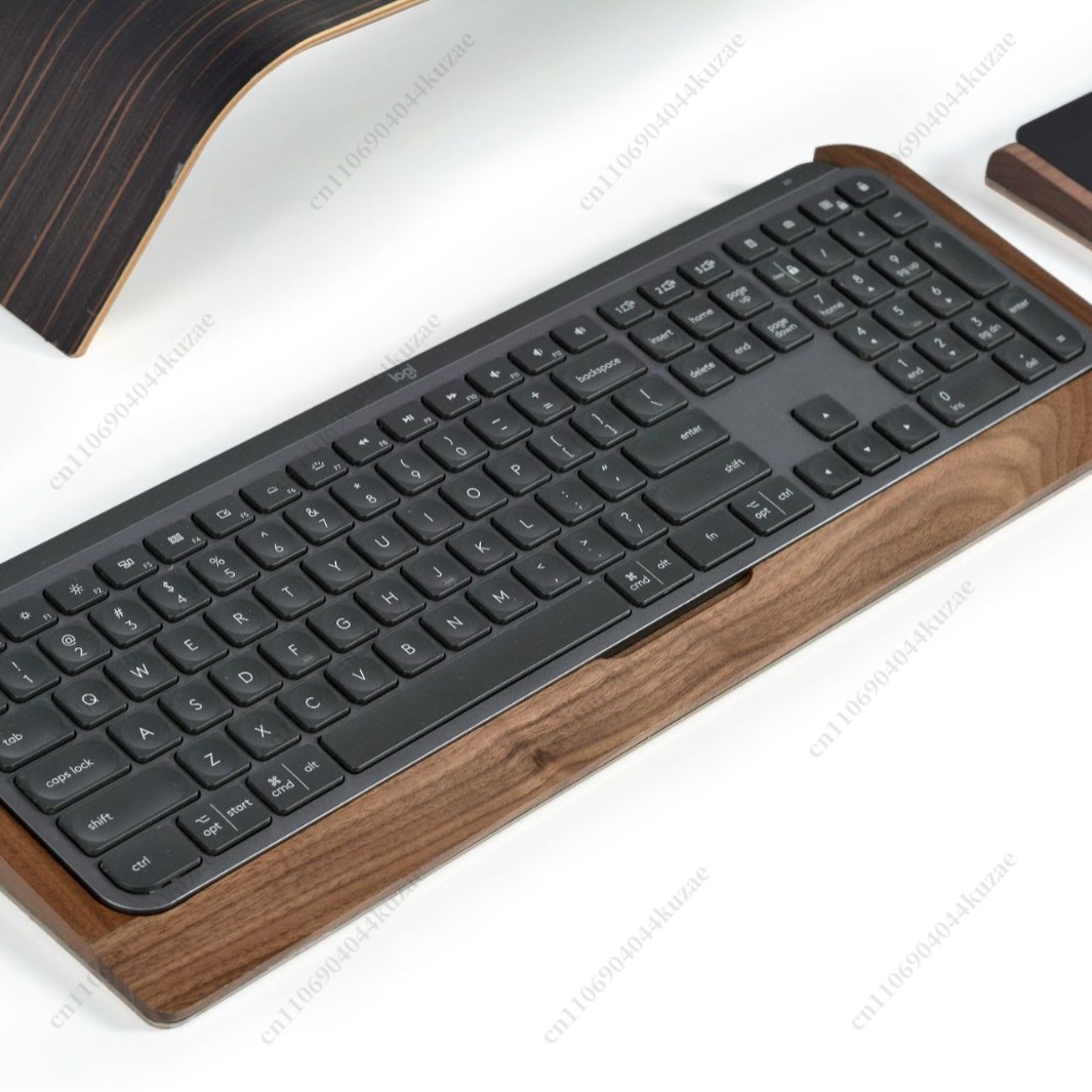 Solid Wood Keyboard Tray with  - Wrist Rest Wood avaliação e preço