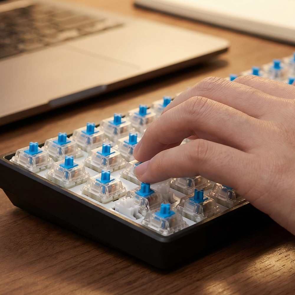 10/20Pcs Blue/Red/Tea Axis DIY - Gaming Keyboard Blue Switches avaliação e preço