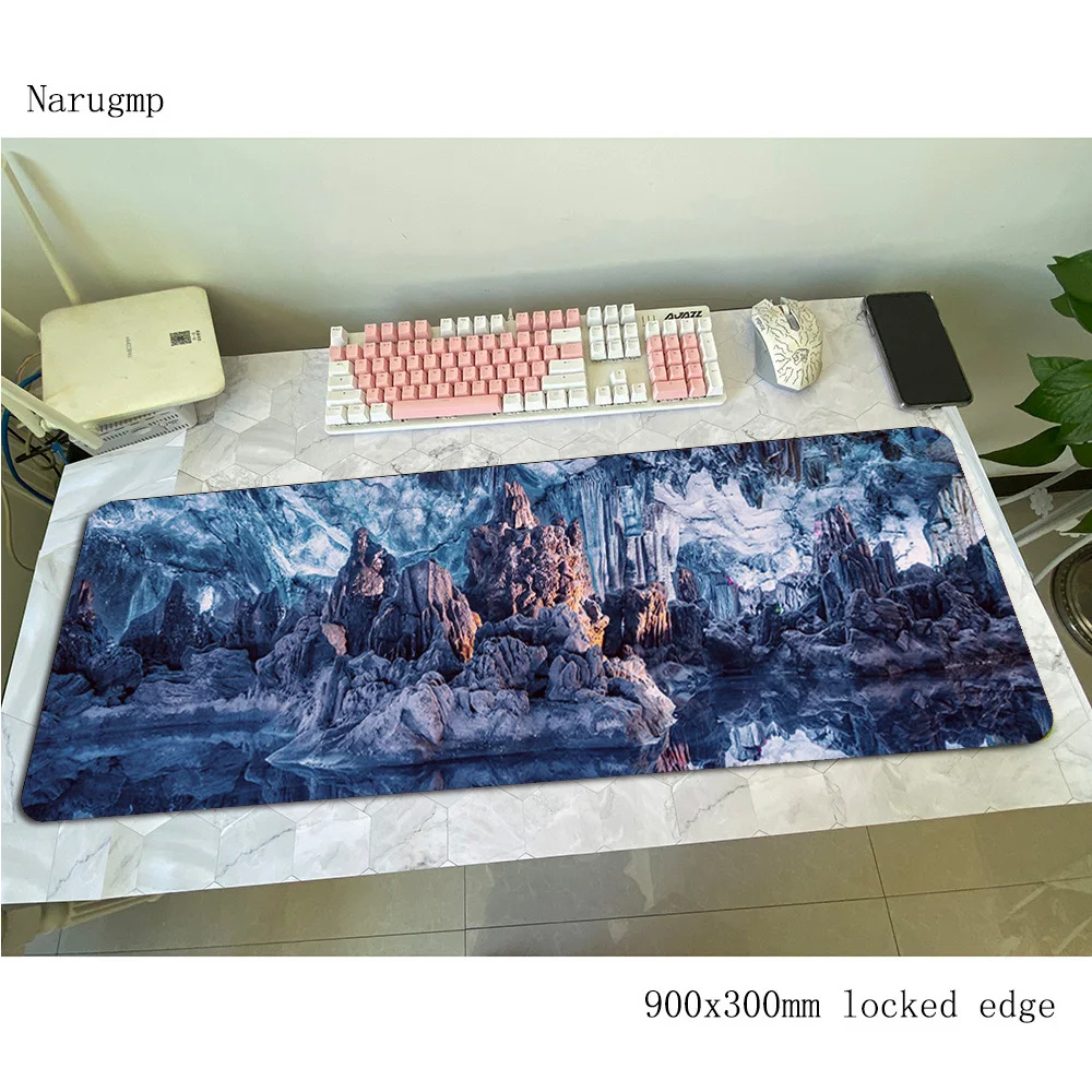Caves mouse pad 90x30cm mousep - Gaming Keyboard Best avaliação e preço