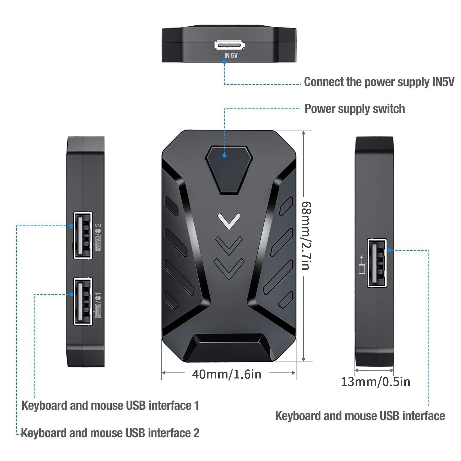 Gaming Keyboard Mouse Converte - Gaming Keyboard Mobile avaliação e preço