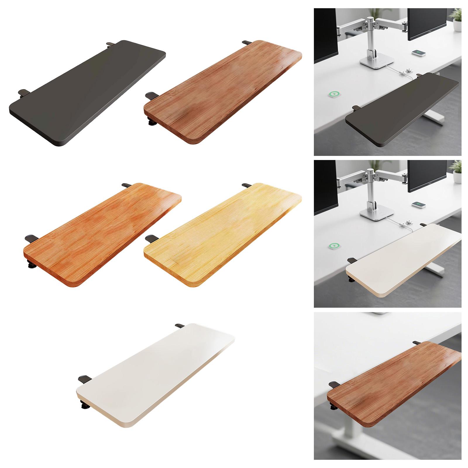 Desk Shelf Board Keyboard Tray - Wrist Rest Wood avaliação e preço