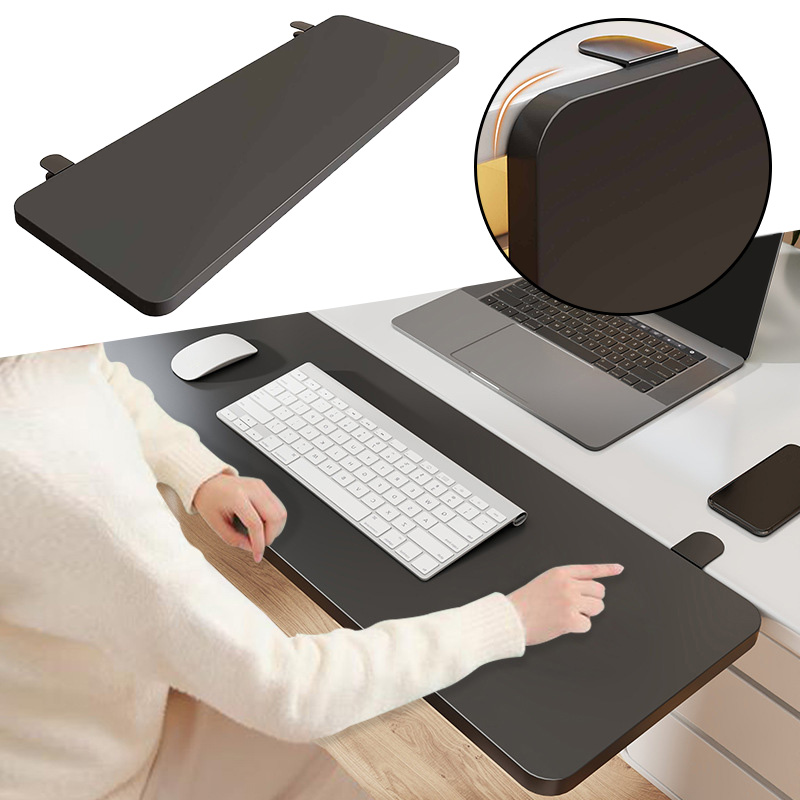 Desk Shelf Board Keyboard Tray - Wrist Rest Wood avaliação e preço