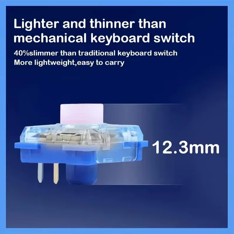 Kailh Islet Pink Mini Low Prof - Gaming Keyboard Mini Mechanical avaliação e preço