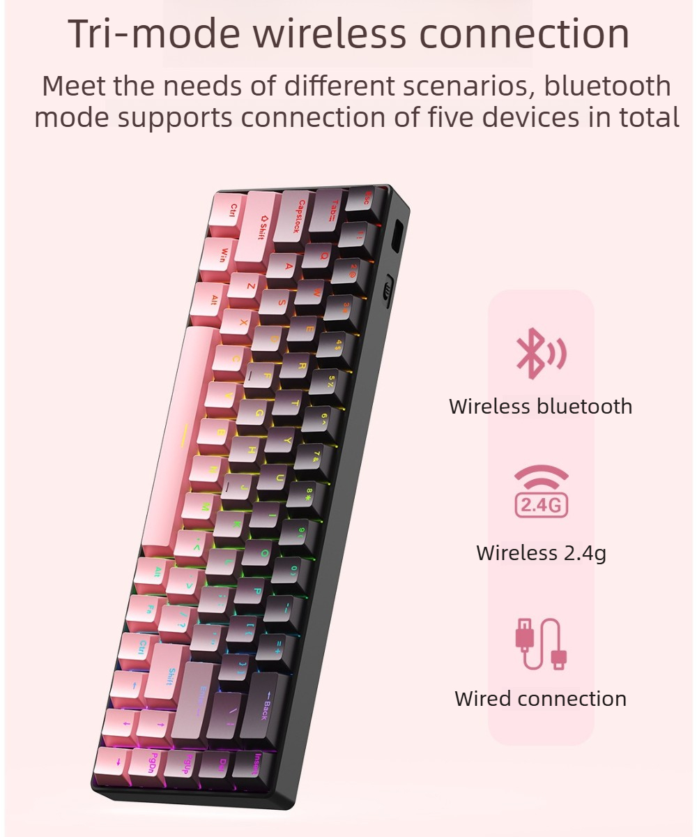Mechanical Keyboard RGB Teclad - Gaming Keyboard Mobile avaliação e preço