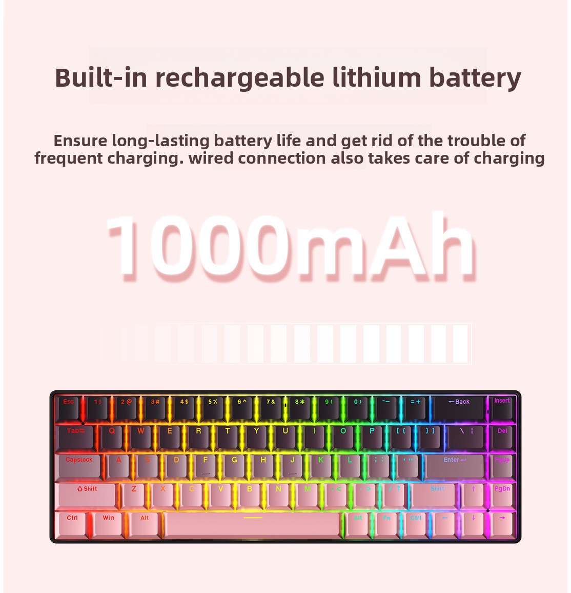 Mechanical Keyboard RGB Teclad - Gaming Keyboard Mobile avaliação e preço