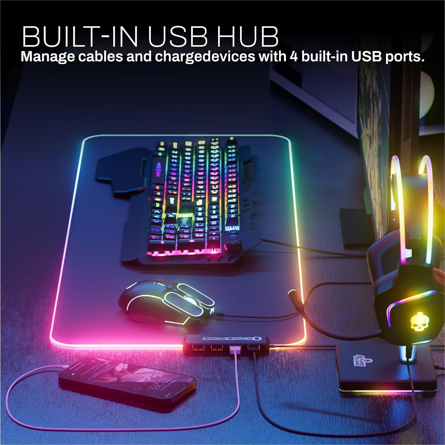 6-Piece RGB Gaming Bundle: Mec - Gaming Keyboard Bundle avaliação e preço