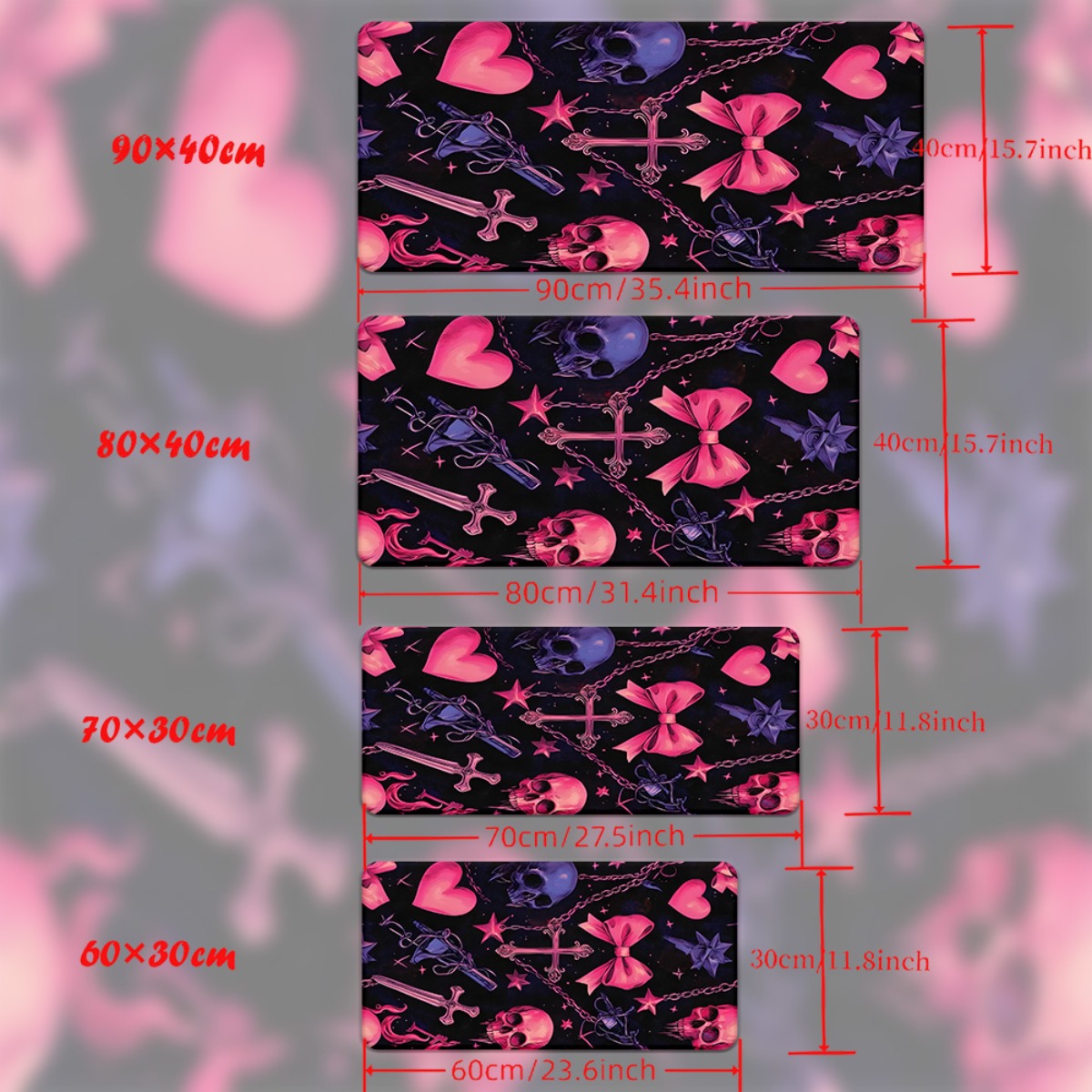 Brand Gothic Pink Pattern HD P - Gaming Keyboard Brand avaliação e preço