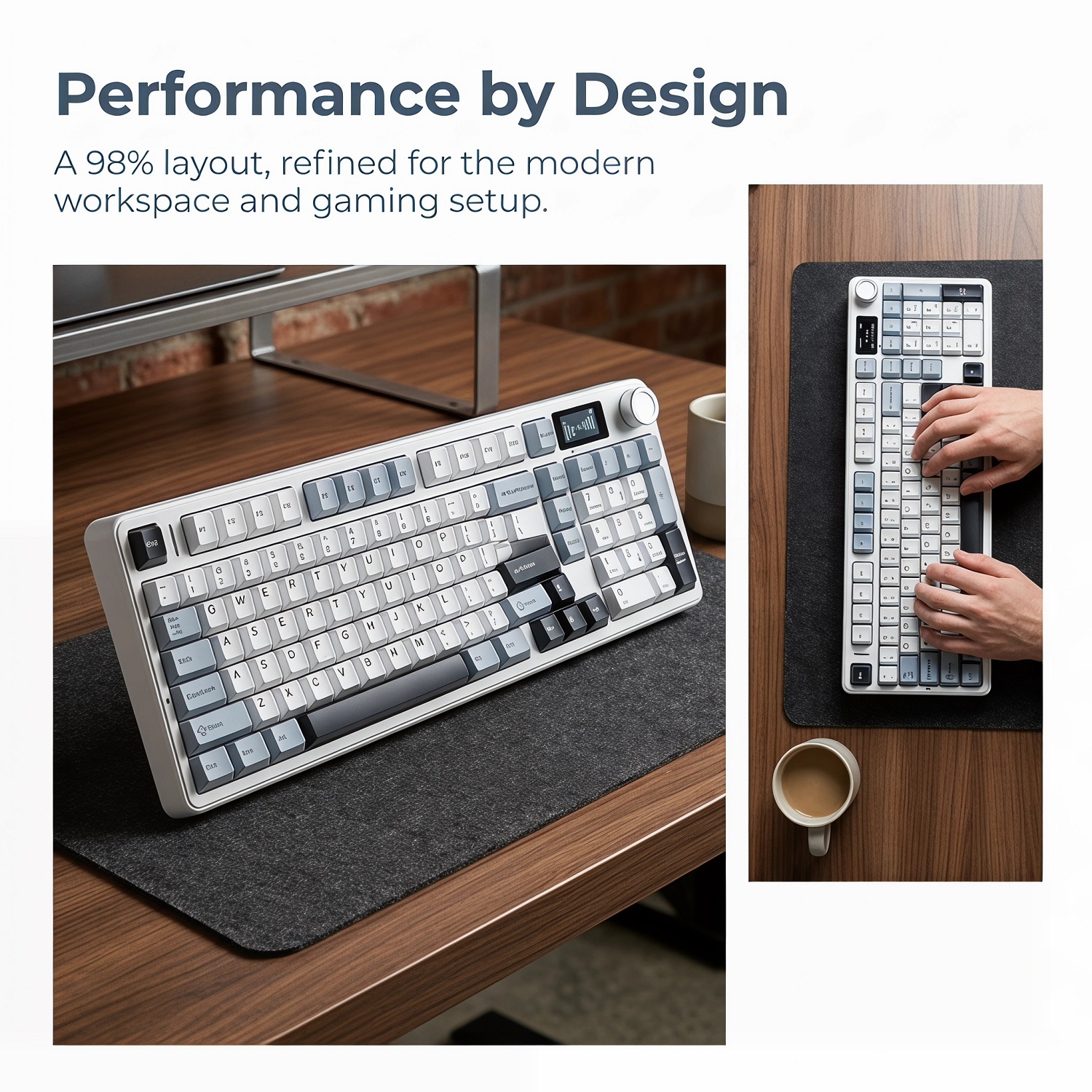 New AULA F99 Max Gasket Mechan - Gaming Keyboard Wireless avaliação e preço