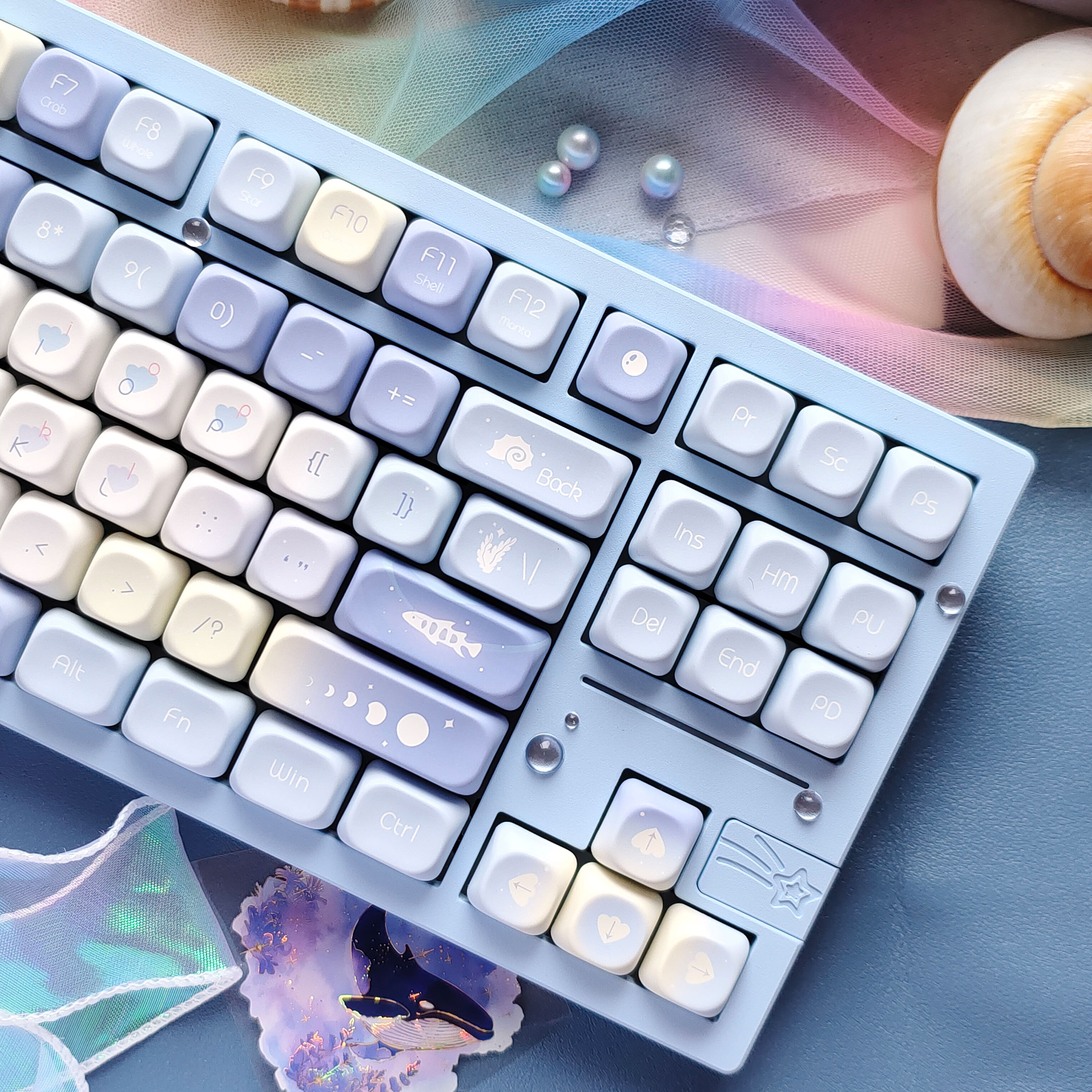 Five Sided Dye Sublimation Key - Gaming Keyboard Blue Switches avaliação e preço