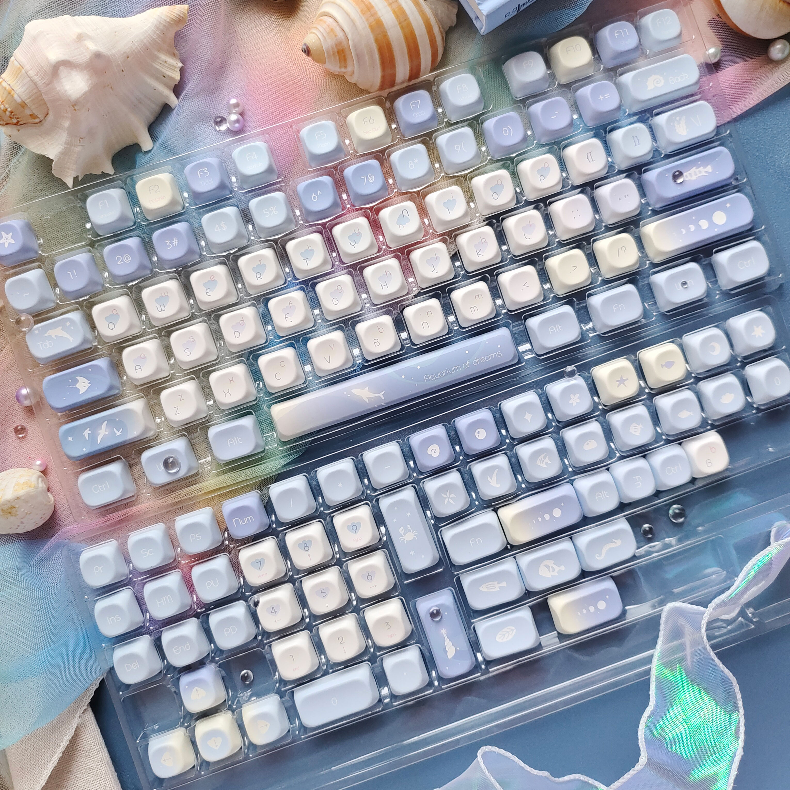 Five Sided Dye Sublimation Key - Gaming Keyboard Blue Switches avaliação e preço